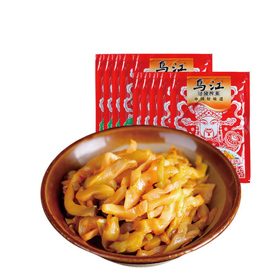 乌江榨菜涪陵榨菜 鲜脆菜丝80g*10袋 重庆特产