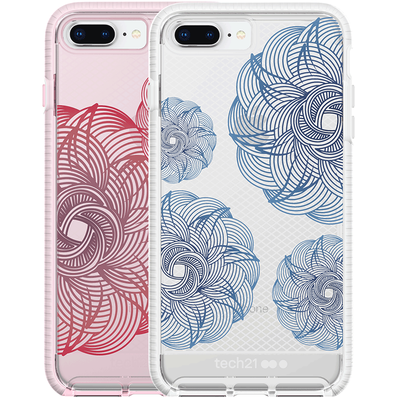 tech21手机壳iPhone8\/8P花朵系列7plus防摔手