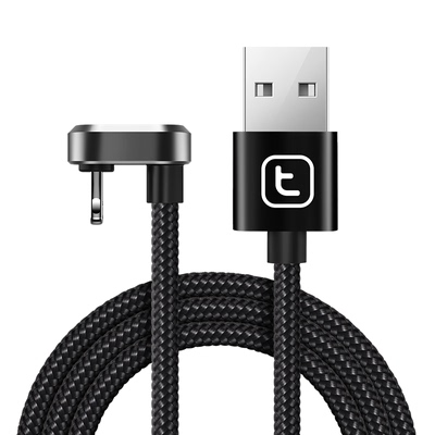 图拉斯苹果数据线弯头iPhone6充电线器6s手机