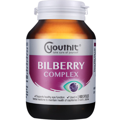 澳洲进口YouthIt\/优思益越橘蓝莓精华复合胶囊