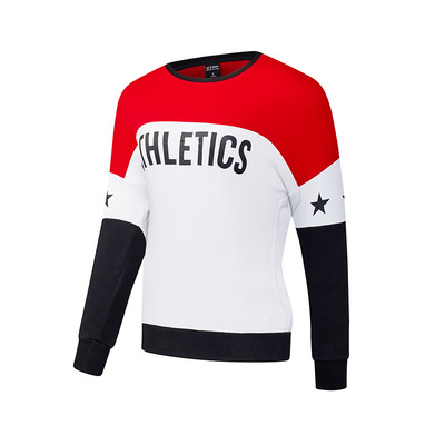 特步女子卫衣休闲上衣2018春季新款时尚运动