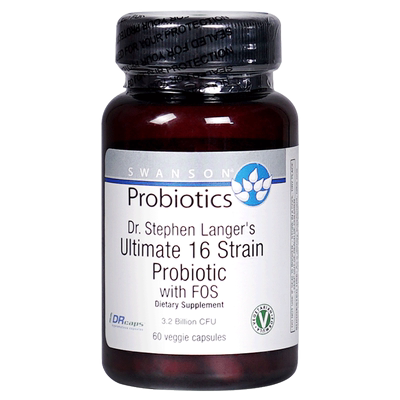美国斯旺森16种益生菌粉成人胶囊调理肠胃肠