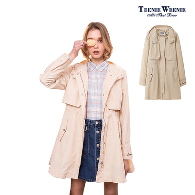 Teenie Weenie小熊2018夏装新款女装中长款风