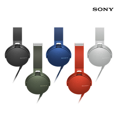 [赠耳机包]Sony\/索尼 MDR-XB550AP头戴式重