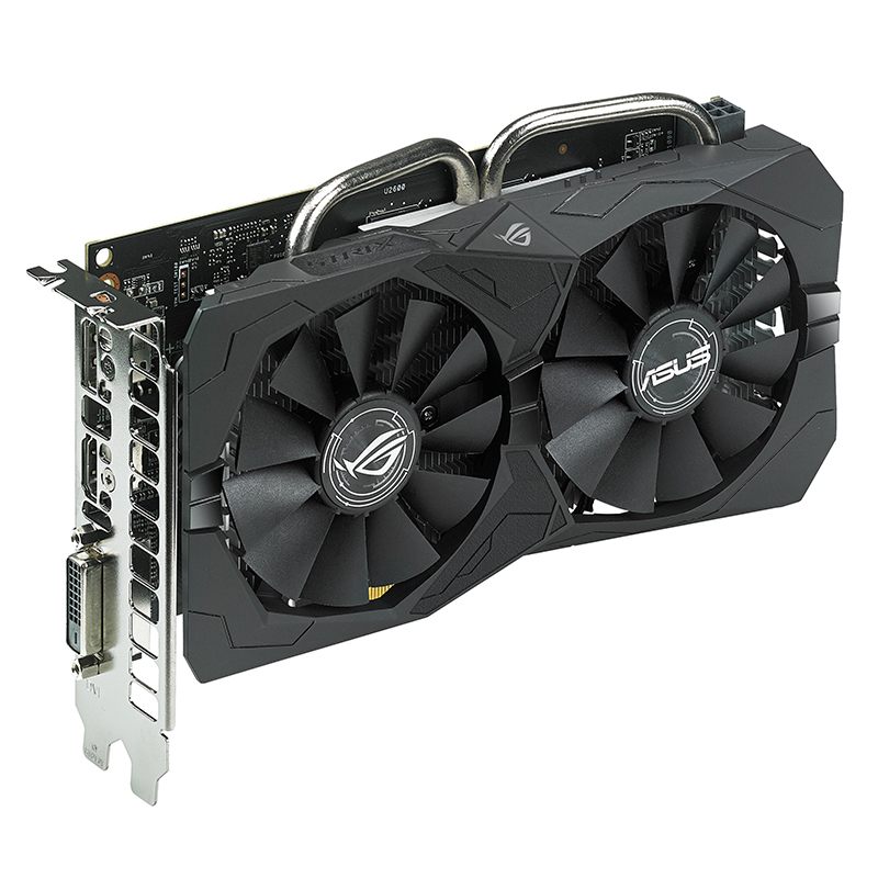 华硕rog-strix-rx560-o4g-gaming猛禽高频 rx560 4g独立游戏显卡