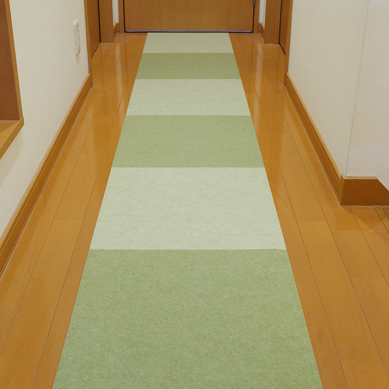 日本进口木地板垫卧室地垫免胶自粘瓷砖垫客厅茶几纤维防滑垫毯