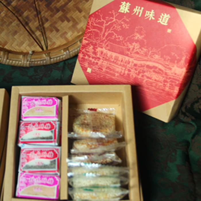 苏州小吃传统糕点礼盒土特产组合零食童年味道伴手礼点心酥糖团购