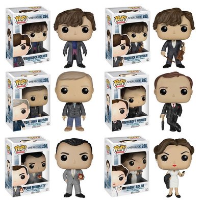 美版进口 funko pop 神探夏洛克 卷福玩偶 华生 莫娘