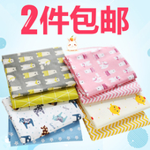 纯棉布料宝宝斜纹面料儿童床品被套卡通印花棉布婴儿床单清仓处理