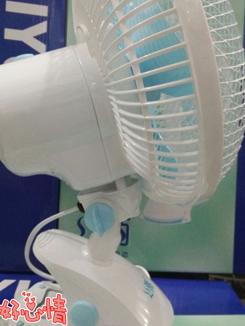 丝雨夹座台式电风扇儿童可爱迷你电扇学生宿舍办公室小电风扇摇头