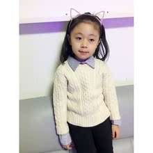 秋装 上衣儿童毛衣 女童长袖 2017新款 童装