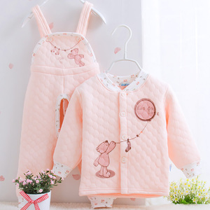 憨豆龙婴儿保暖内衣套装