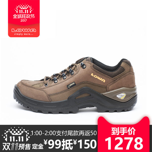 【预售】LOWA正品户外登山徒步RENEGADE II GTX男式低帮鞋L310953