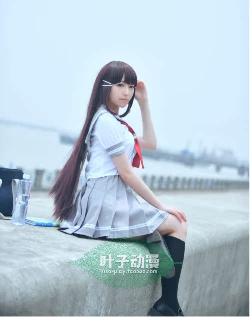 lovelive sunshine水团aqours短袖校服水手服cosplay女装