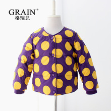 休闲羽绒服白鸭绒两面穿2519 冬装 女童羽绒内胆新款 格瑞儿童装