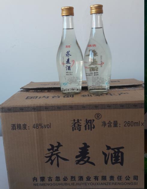 特价内蒙古库伦特产荞麦酒48度营养酒20瓶包邮纯正荞麦酿造