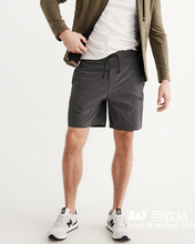 Fitch 男af速干健身跑步锻炼运动尼龙短裤 Abercrombie 美国正品