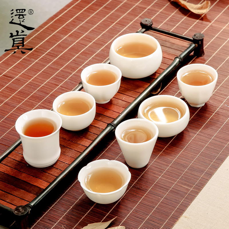 还真品牌德化如玉中国白瓷茶杯日式品茗单杯台湾功夫茶具茶盏特价