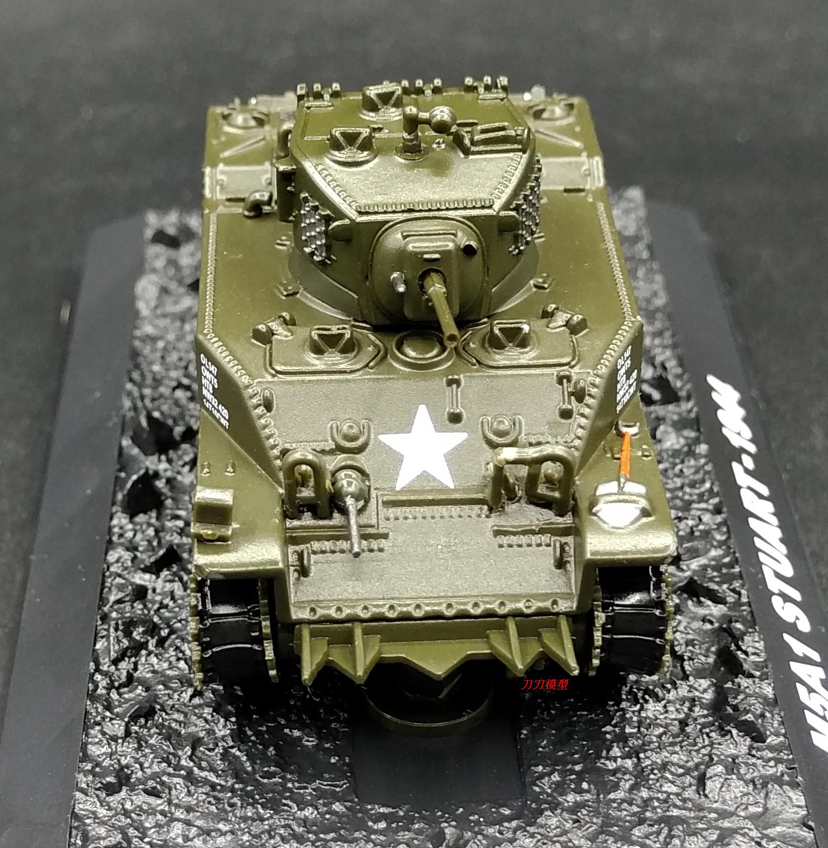 1:72 二战盟军 美军 m5a1 轻型坦克 合金坦克模型 amer 仿真成品