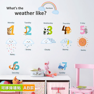 INS可移除墙贴纸