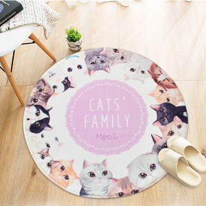 猫咪圆形地毯爬行垫