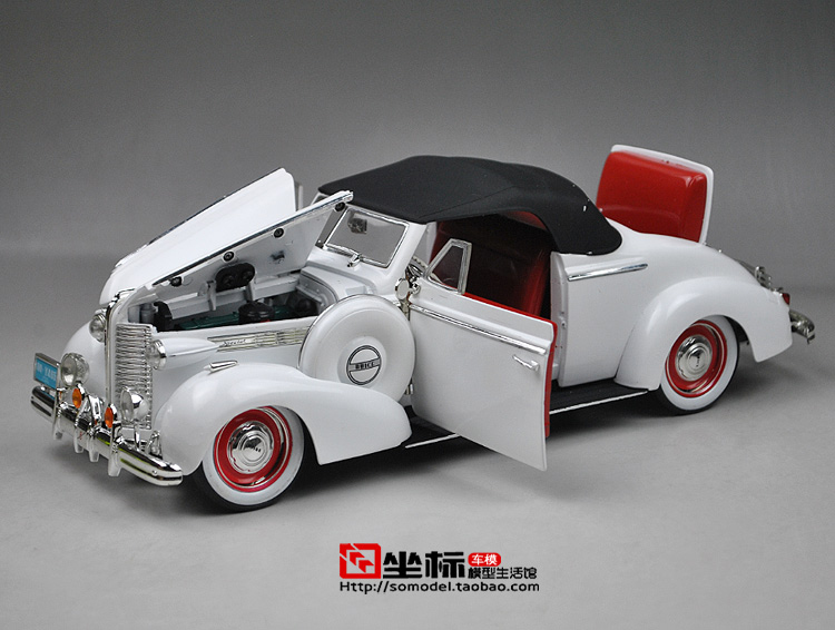 1938年别克世纪老爷车模型 西格耐 1:18鑫浩特价合金仿真汽车模型