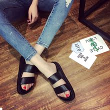 情侣凉拖一字拖女防滑厚底舒适户外沙滩鞋 夏季休闲韩版 天天特价