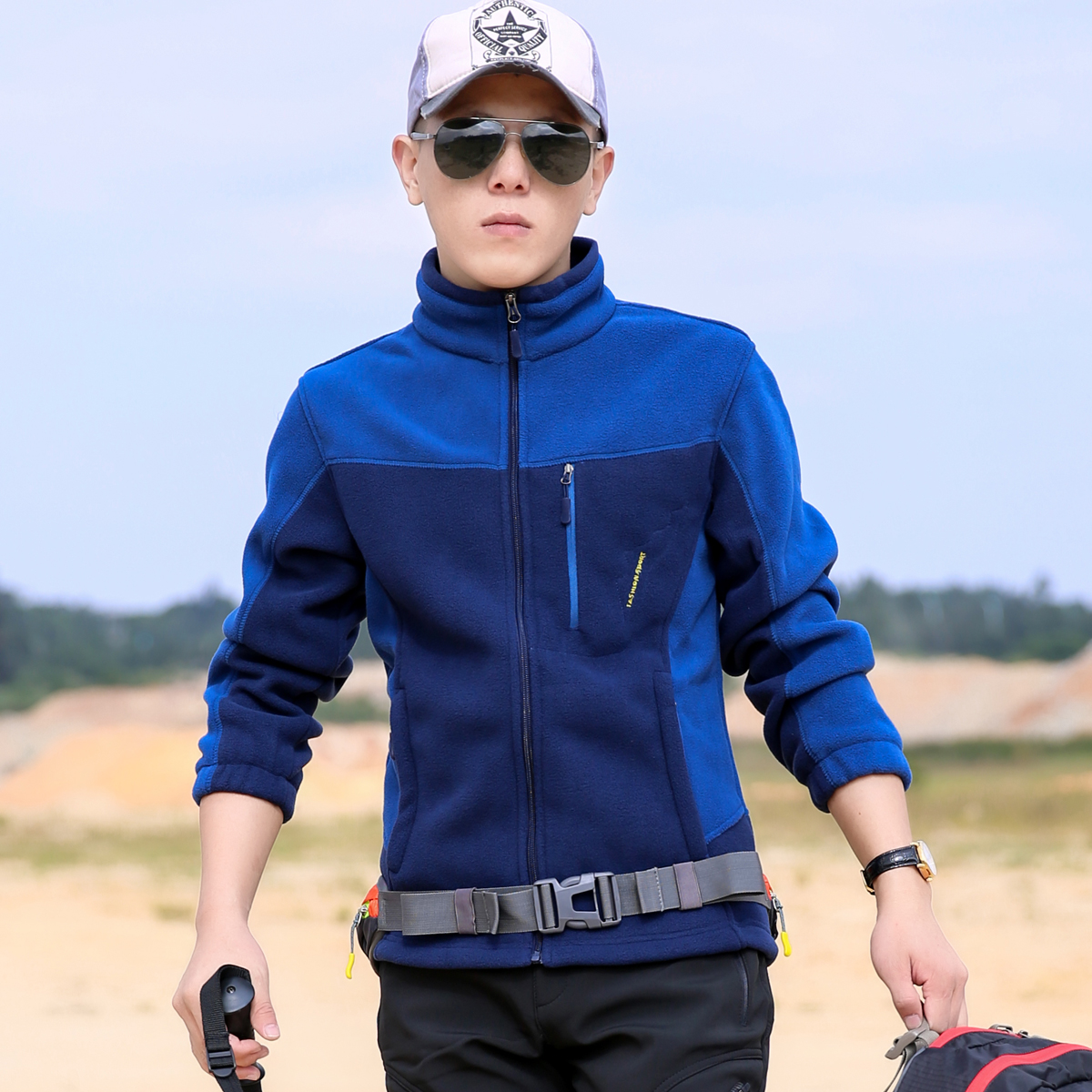 正品[抓绒衣 男款]骆驼户外男款抓绒衣评测 抓绒衣女图片_惠惠购物