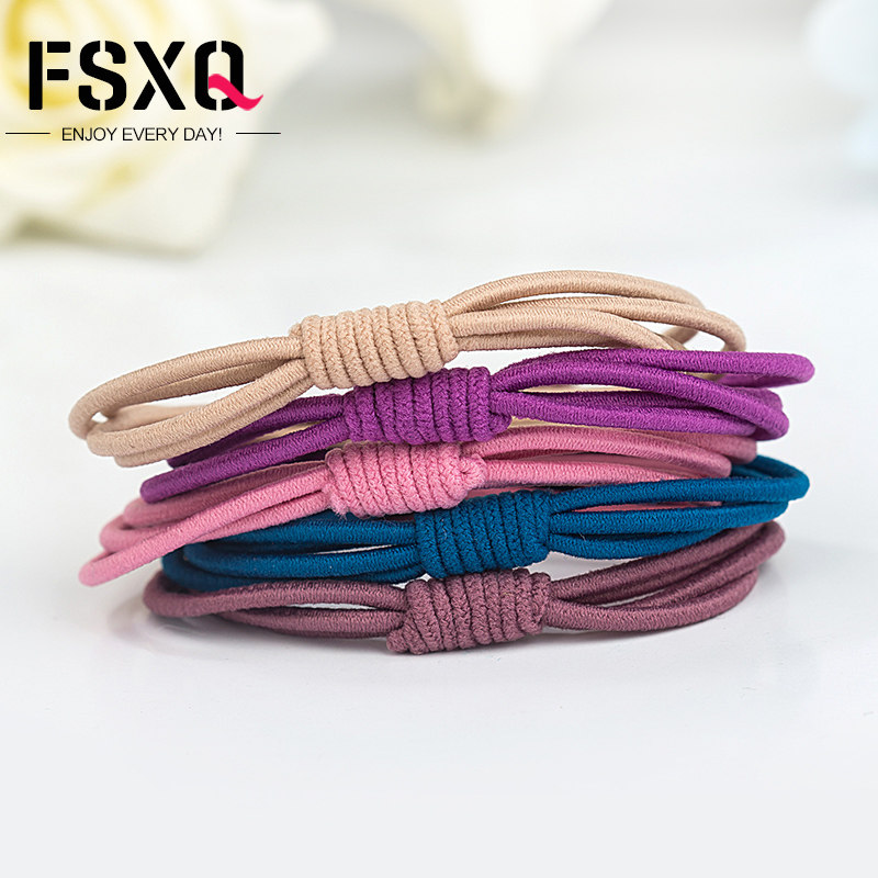 韩国进口头发发绳韩饭皮筋心情头绳 结缘 5根