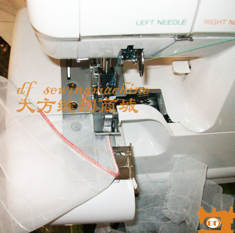 凯旋747f高速四线松紧带包缝机工业电动缝纫机电动 锁边机 吃厚