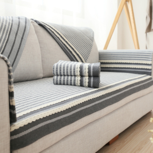 简约布艺沙发垫