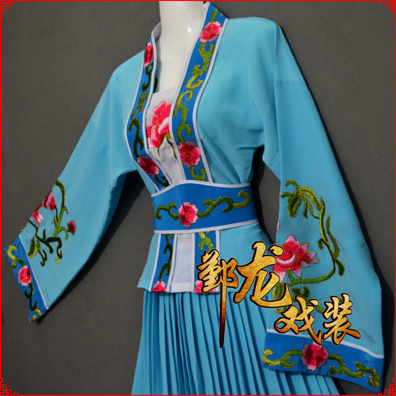 鄞龙新款戏曲古装天女散花服装京剧丁小君款儿童版天女散花服装