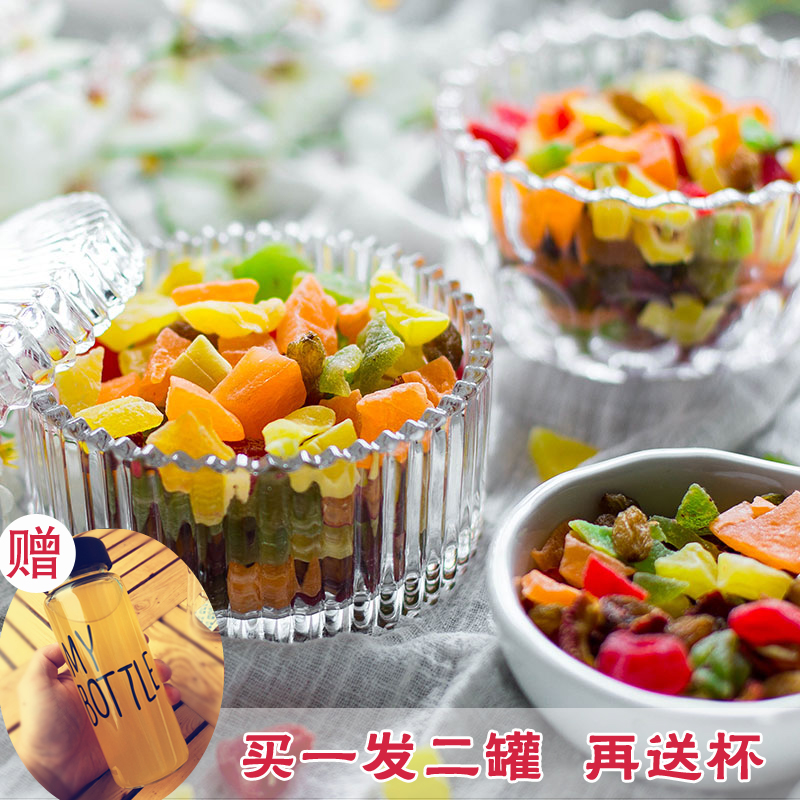 巴黎香榭水果茶花果茶洛神花茶果粒茶水果干茶果味茶 罐装包邮