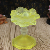 包邮 玻璃灯座 高脚莲花灯座 水晶灯座 供佛灯座 防风酥油灯座