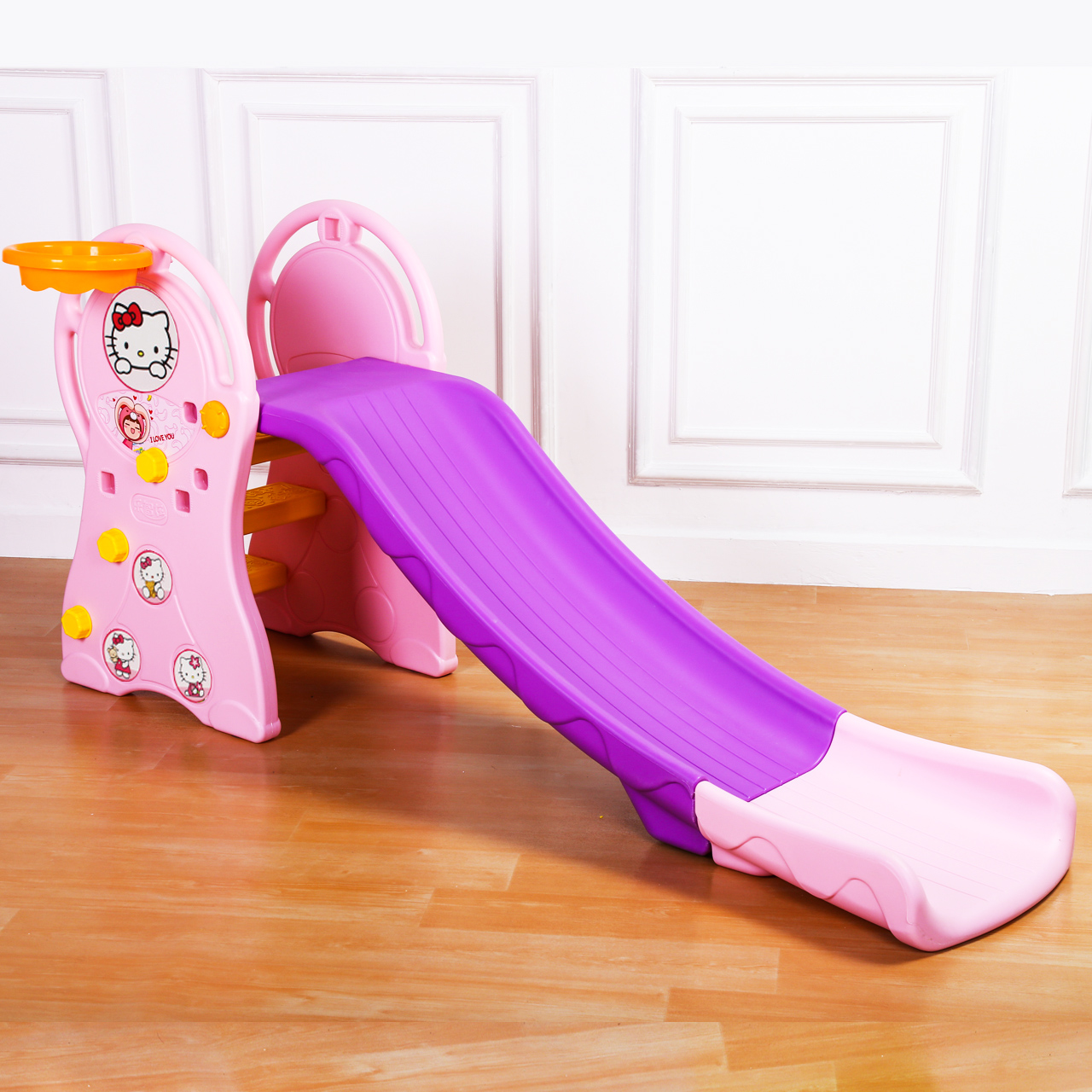 儿童滑梯加长加厚滑梯室内孩子塑料玩具滑梯家
