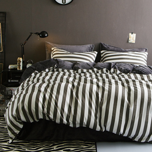 简约加厚珊瑚绒四件套