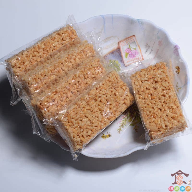 连云港特产炒米糕糖炒米块子独立包装传统零食米花糖一份五斤包邮