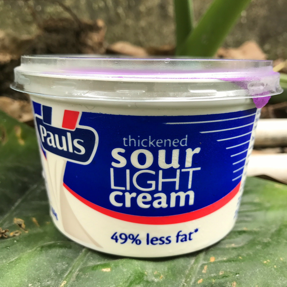 澳洲保利微酸奶油酸忌廉pauls light sour cream 250g