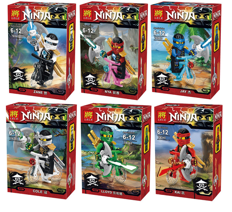兼容乐高幻影忍者大电影蛇怪飞镖时光之刃人偶