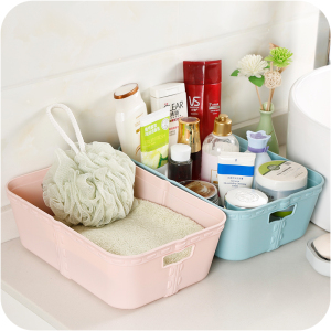 塑料加厚藤编储物收纳筐