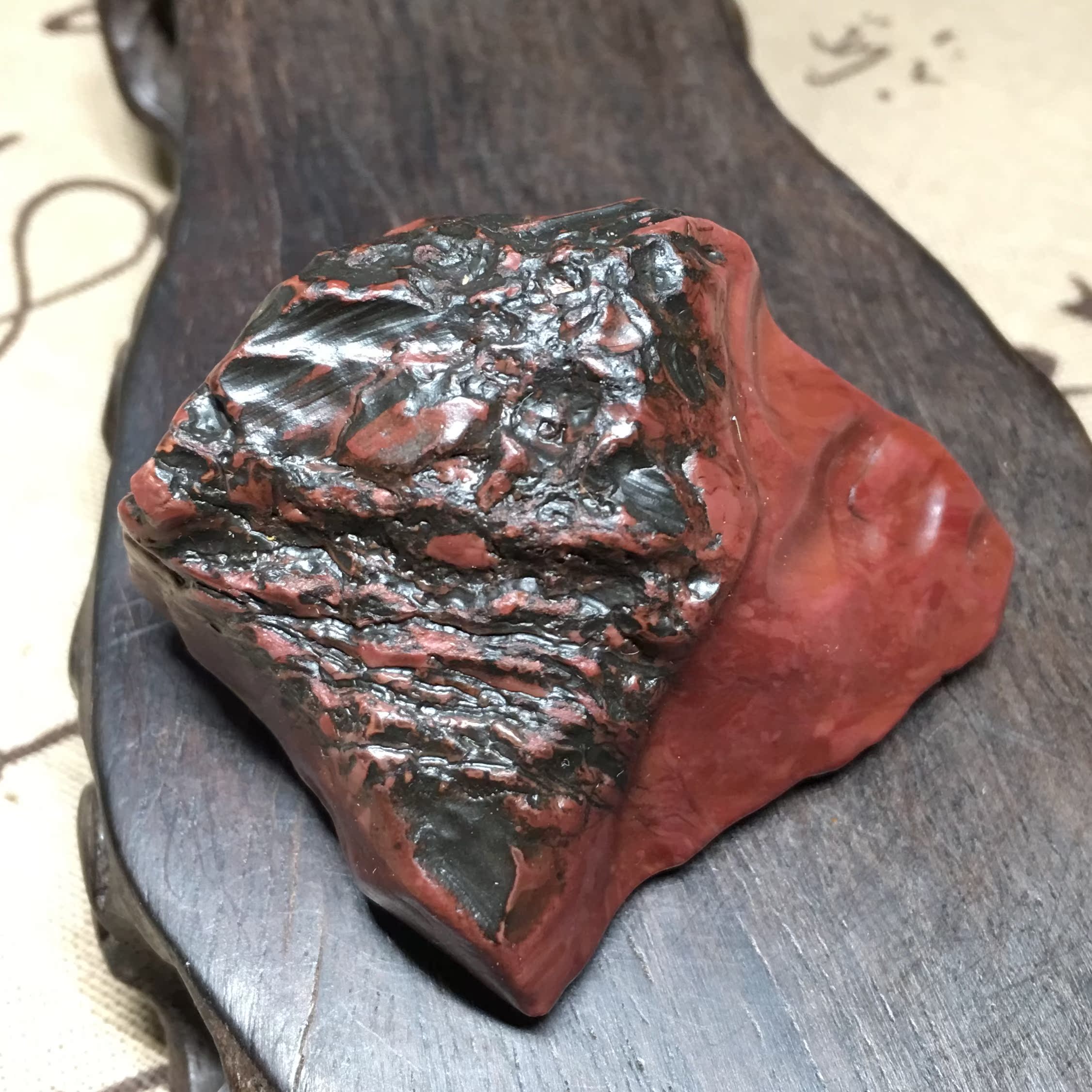 阿拉善戈壁石 天然地表原石奇石观赏石 银根 老皮 雕刻料 沙漠漆