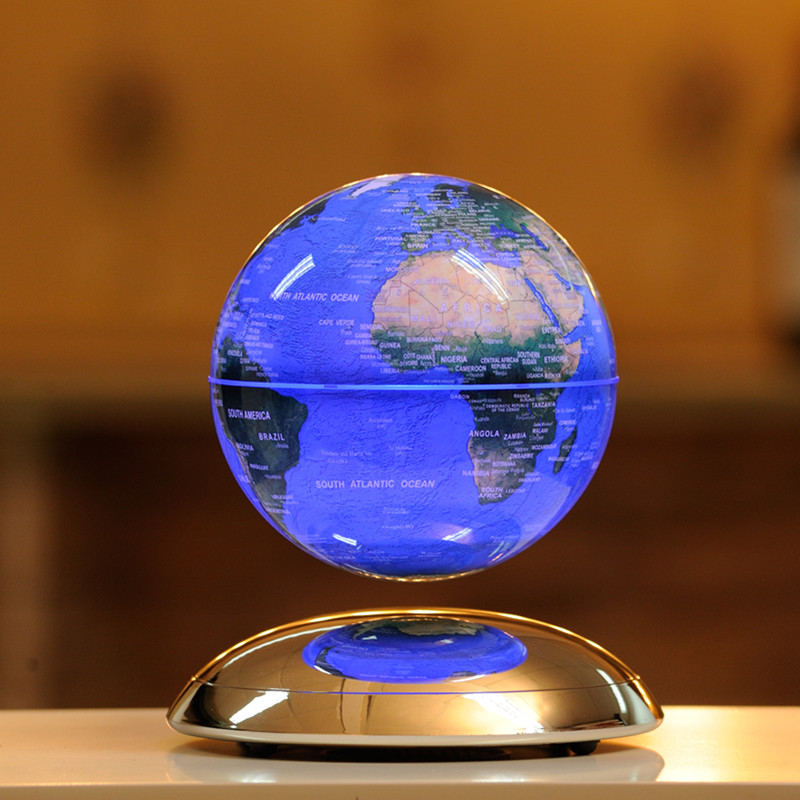 磁悬浮地球仪发光自转办公室桌面摆件永动机高科技创意工艺品礼品