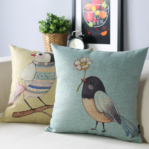 韩式文艺简约棉麻抱枕