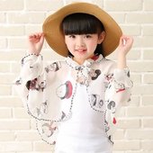 10件 包邮 薄款 女童披肩外套小坎肩小女孩防晒衣上衣夏儿童外搭开衫