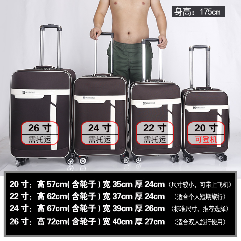 正品[行李箱皮]行李箱子尺寸评测 汽车行李架上