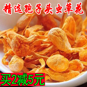孢子头虫草花北虫草大孢子头蛹虫草500g 干货正品 包邮 特级 虫草花
