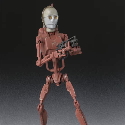 shf 星战 star wars 战斗机器人 battle droid 带c3-po头 预&订