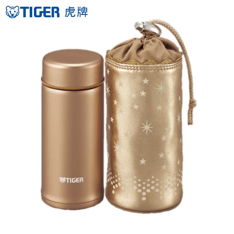 tiger虎牌保温杯304不锈钢小巧迷你随行水杯女便携mmp