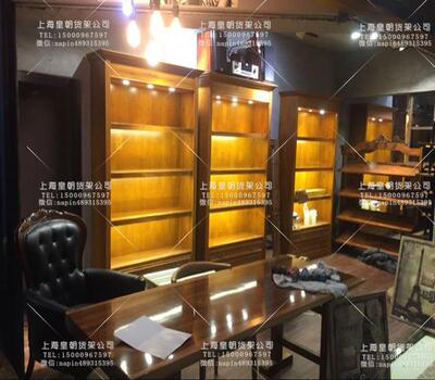 复古怀旧化妆品柜精品古董产品柜烤漆货架欧式包包