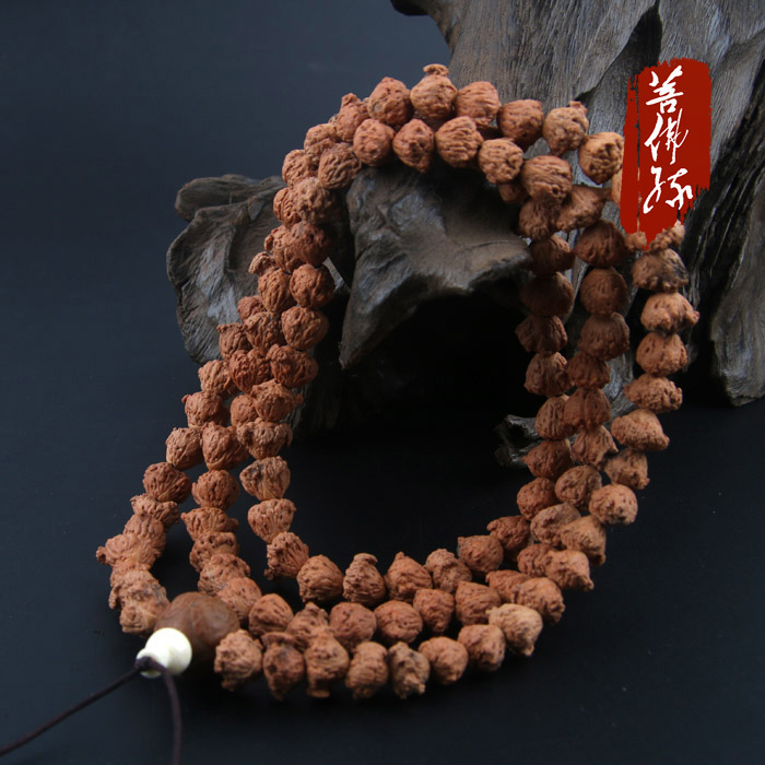 天然宝塔莲花菩提108颗佛珠 高密饱满念珠情侣手链散珠原籽